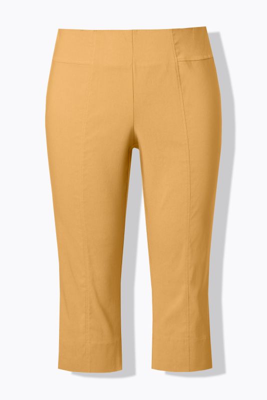 Corsaire en bengaline. Très extensible et infroissable. Taille élastique