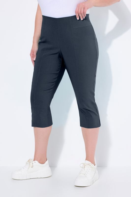 Corsaire en bengaline. Très extensible et infroissable. Taille élastique