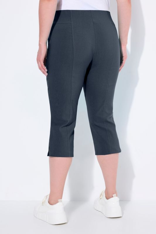 Corsaire en bengaline. Très extensible et infroissable. Taille élastique