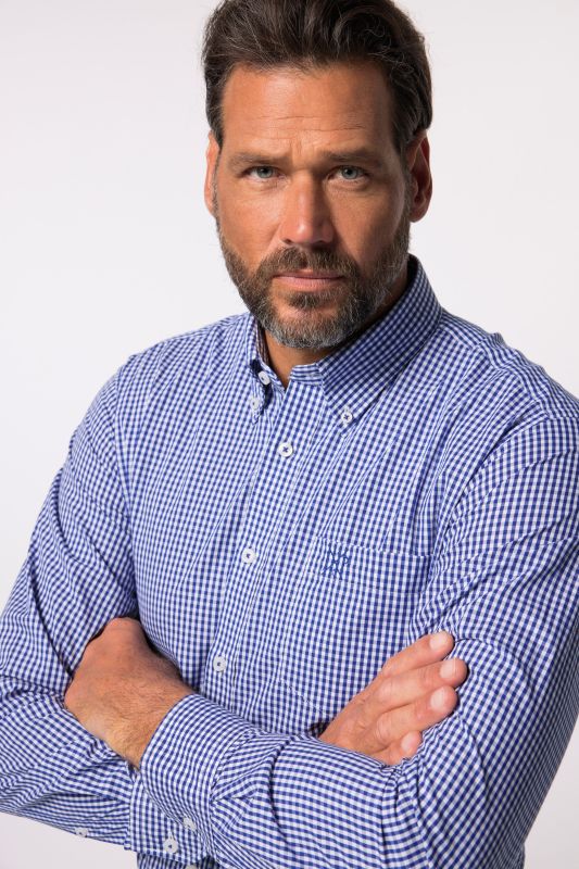 Chemise formelle à carreaux Vichy et coupe Comfort Fit - jusqu'au 8 XL