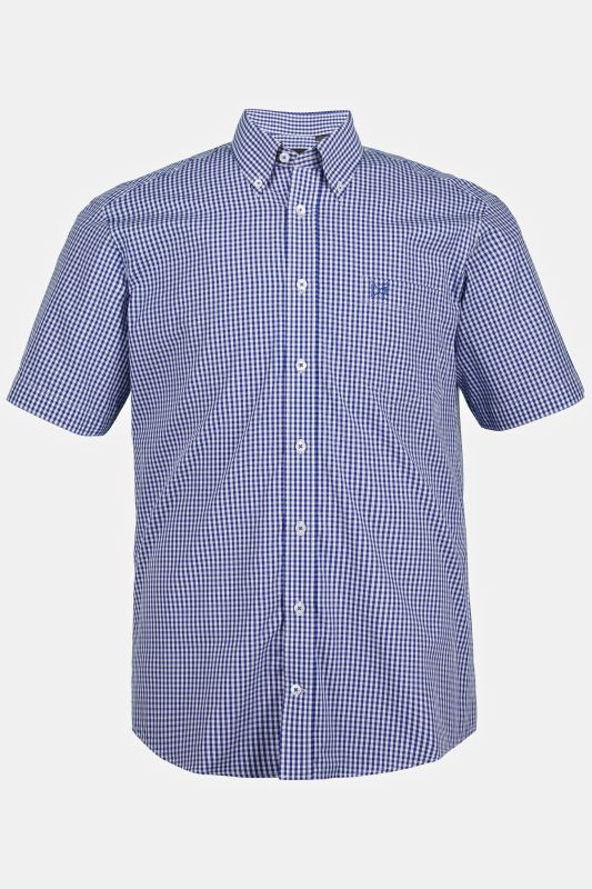 Chemise, business, manches courtes, carreaux vichy, jusqu'au 8 XL, Comfort Fit