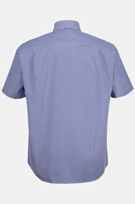 Chemise, business, manches courtes, carreaux vichy, jusqu'au 8 XL, Comfort Fit