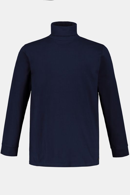 T-shirt à col roulé JP 1880, collection Basic, tissu jersey et manches longues - jusqu'au 7 XL