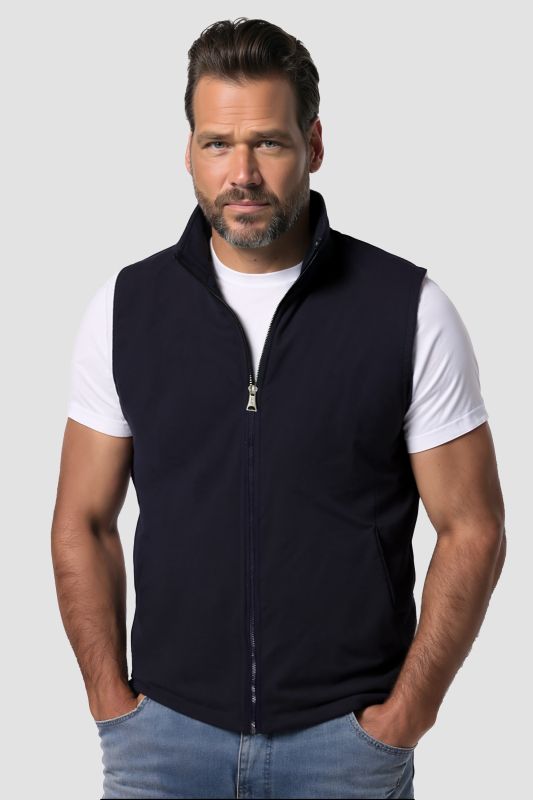 Gilet en polaire, col montant, collection Outdoor - jusqu'au 8 XL