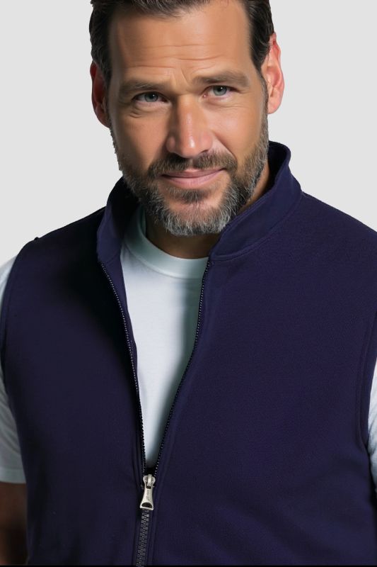 Gilet en polaire, col montant, collection Outdoor - jusqu'au 8 XL