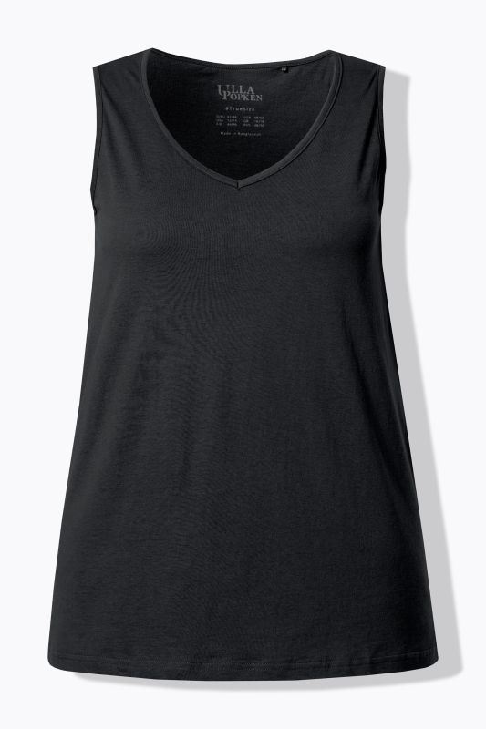 Débardeur coupe Classic Fit, bretelles larges et décolleté en V