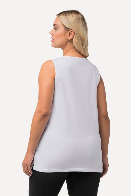 Débardeur coupe Classic Fit, bretelles larges et décolleté en V