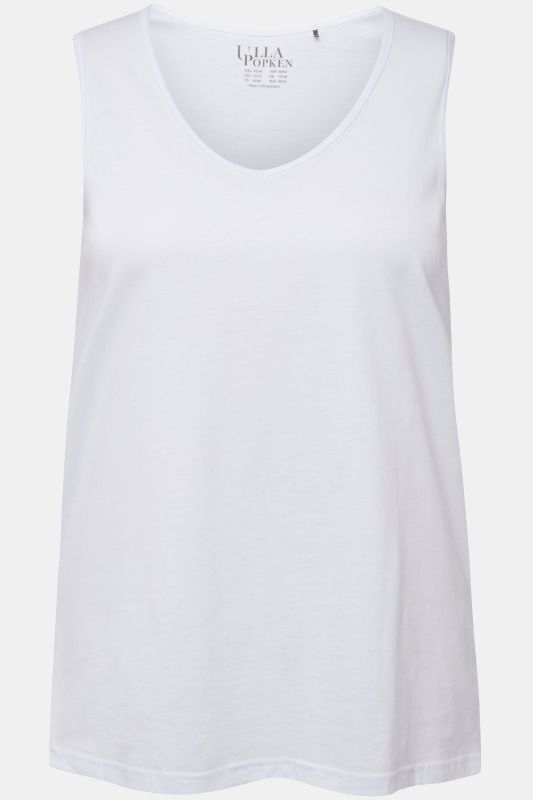 Débardeur coupe Classic Fit, bretelles larges et décolleté en V
