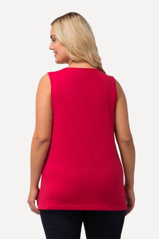 Débardeur coupe Classic Fit, bretelles larges et décolleté en V