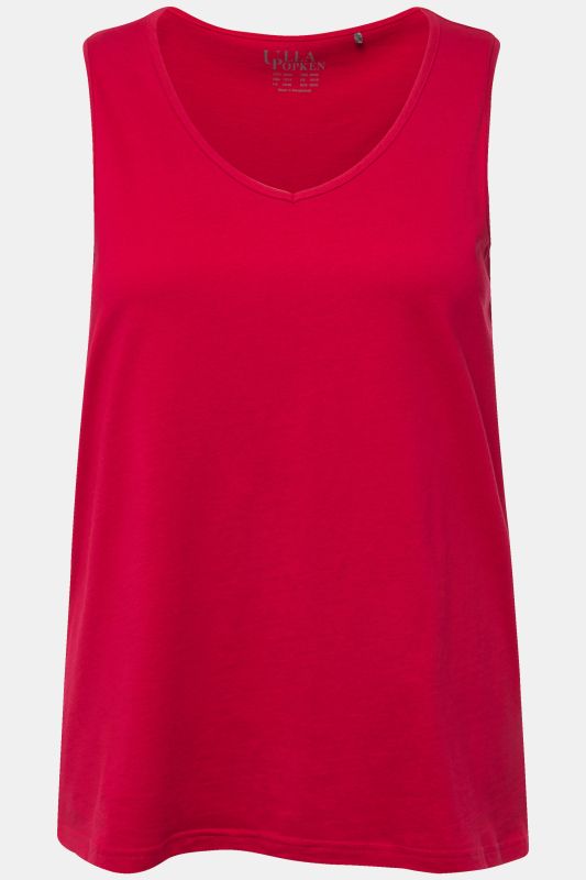 Débardeur coupe Classic Fit, bretelles larges et décolleté en V