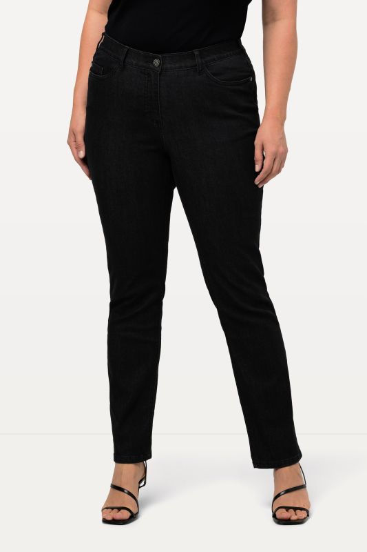 Jean Sammy avec ceinture confortable, coupe Slim Fit, 5 poches