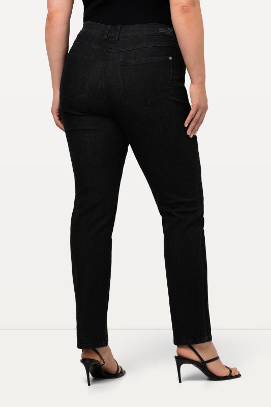 Jean Sammy avec ceinture confortable, coupe Slim Fit, 5 poches