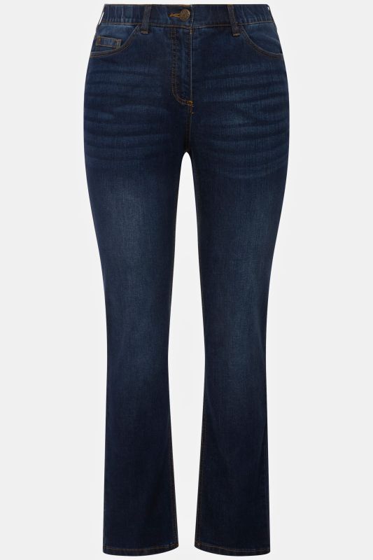 Jean Sammy avec ceinture confortable, coupe Slim Fit, 5 poches