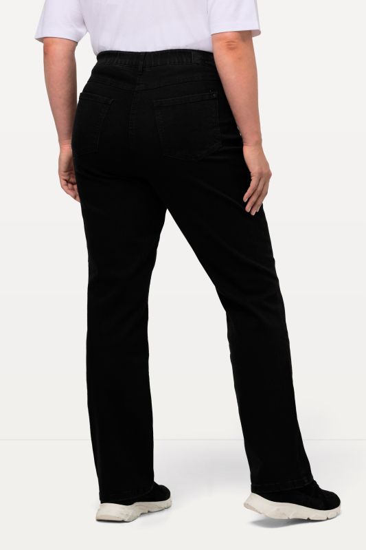 Jean Mandy coupe droite 5 poches, taille confortable et tissu stretch