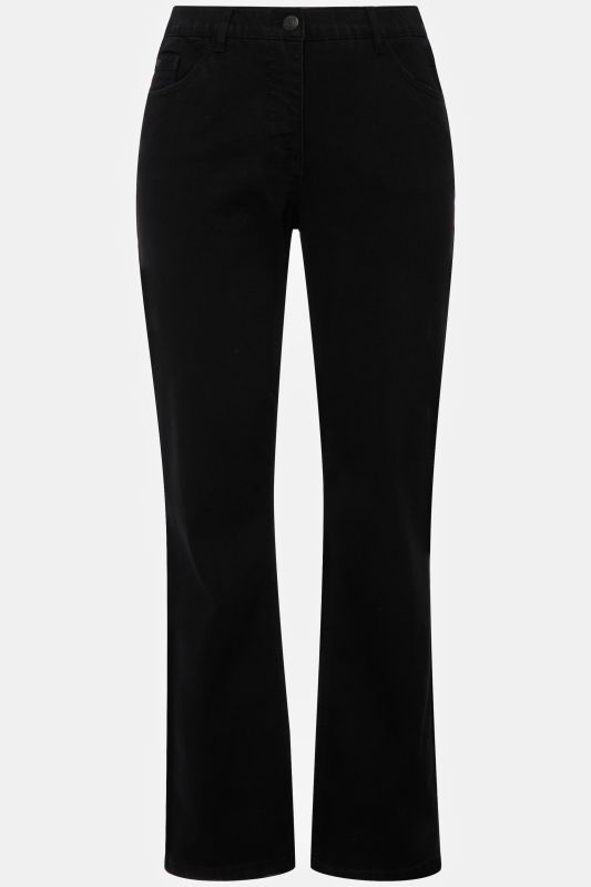 Jean Mandy coupe droite 5 poches, taille confortable et tissu stretch