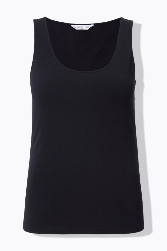 Top Basic, encolure large, jersey stretch
