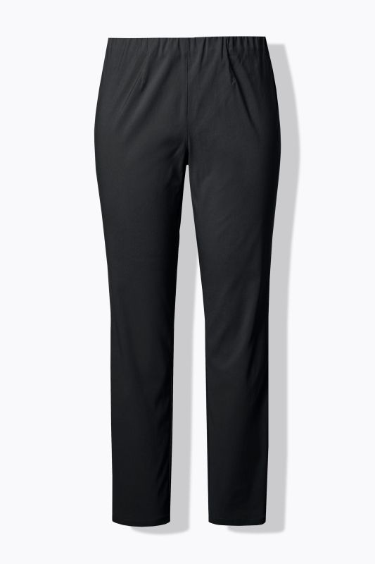 Pantalon en tissu bengaline stretch, coupe Sienna jambe étroite, taille élastique