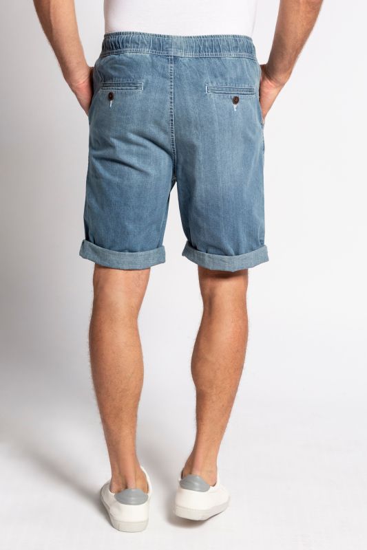 Bermuda aspect jean. Coupe Relaxed Fit 4 poches