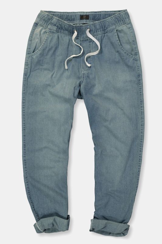 Pantalon aspect jean, 4 poches, coupe Relaxed Fit