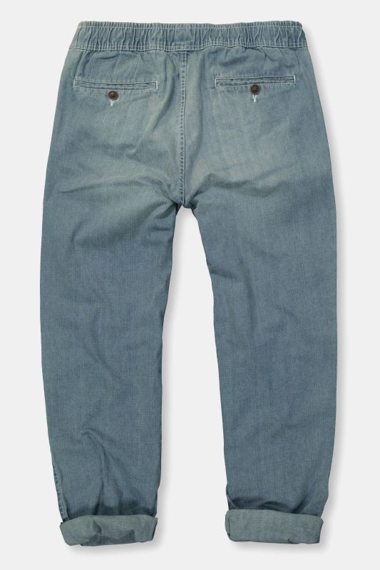 Pantalon aspect jean, 4 poches, coupe Relaxed Fit