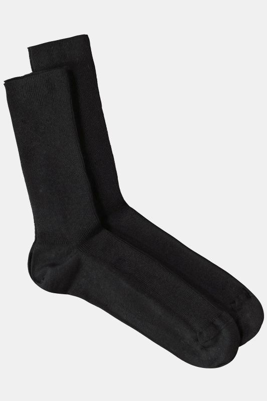 Chaussettes en lot de 2, sans bord élastique