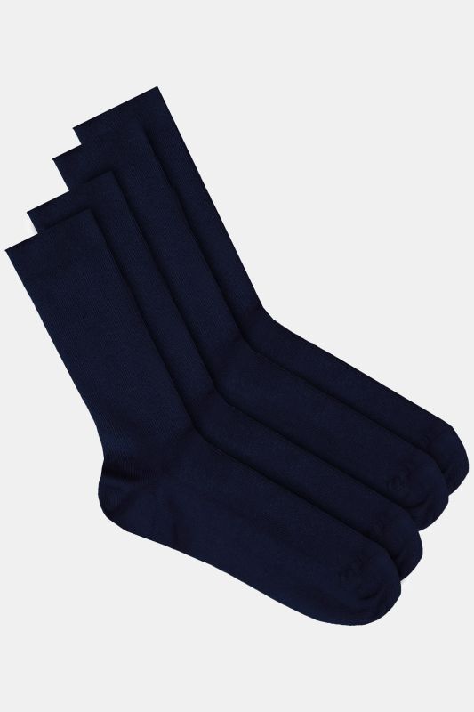 Chaussettes en lot de 2, sans bord élastique