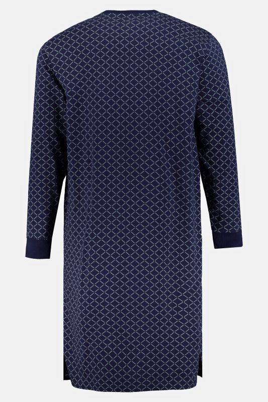 Chemise de nuit, uni, manches longues, jusqu'au 8 XL