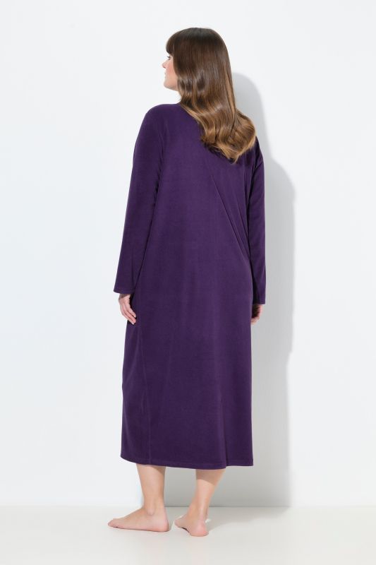 Peignoir en tissu éponge, doux et confortable - fermeture à glissière à double sens