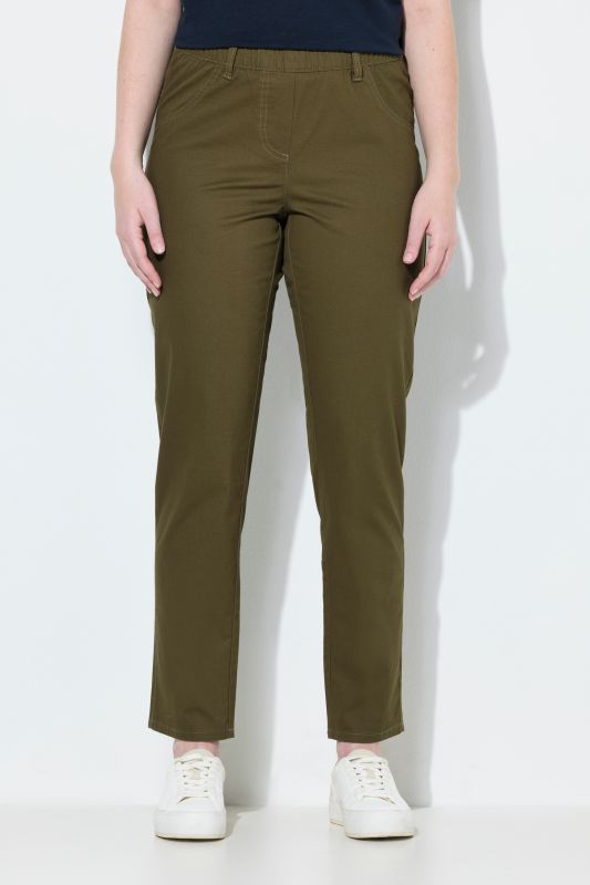 Jegging en coton bio. Coupe ajustée et taille élastique