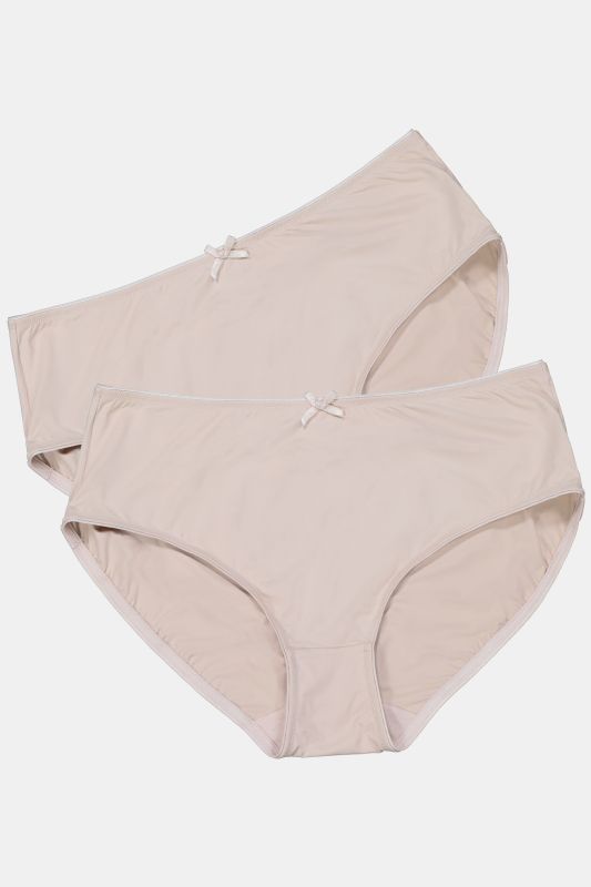 Culottes midi en microfibre, lot de 2