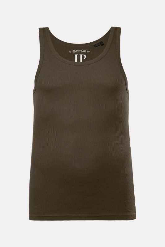 Débardeur/maillot de corps JP 1880, maille côtelée, sans manches - jusqu'au 8 XL