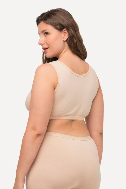 Brassière sans fermeture ni armatures