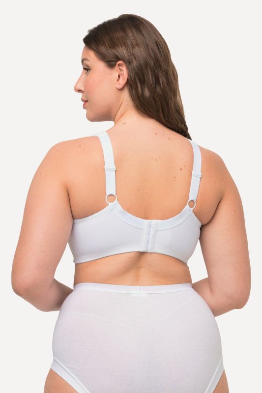 Lot de 2 soutiens-gorge en microfibre, sans armatures, bonnets moulés