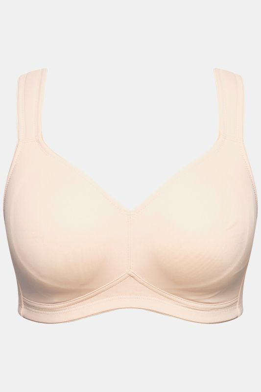Lot de 2 soutiens-gorge en microfibre, sans armatures, bonnets moulés