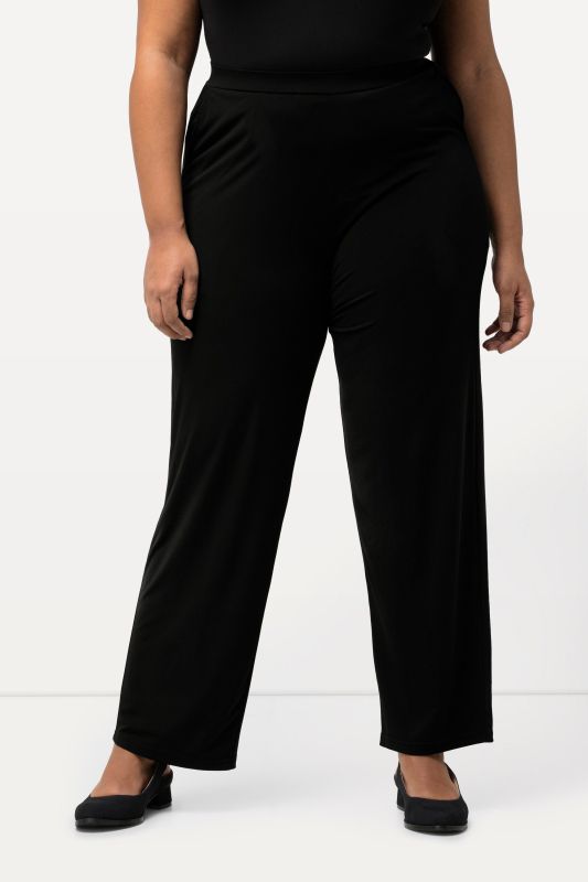 Pantalon en jersey, coupe Relaxed Fit avec taille élastique