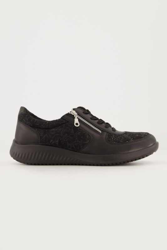 Sneakers en cuir JOMOS. Air Comfort. Fermeture zippée - largeur K