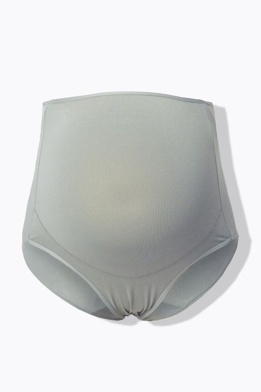 Culotte taille haute Bellieva en coton bio certifié GOTS, avec empiècement sur le ventre