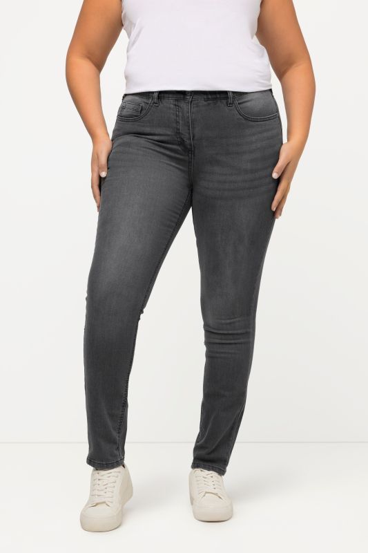 Jean modèle Sarah, coupe Skinny 5 poches et taille haute