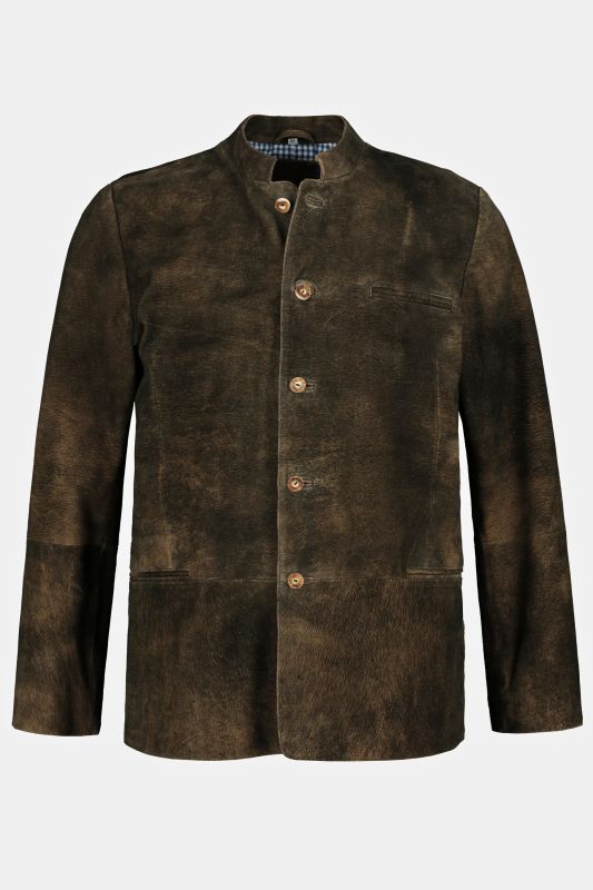 Janker (veste traditionnelle bavaroise), en cuir suédé de chèvre - jusqu'au 72