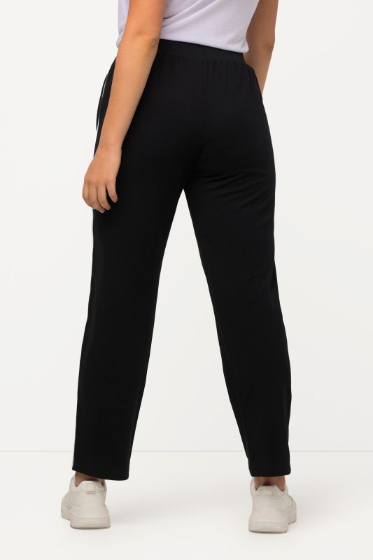Pantalon de jogging, taille élastique et bandes contrastantes sur les côtés