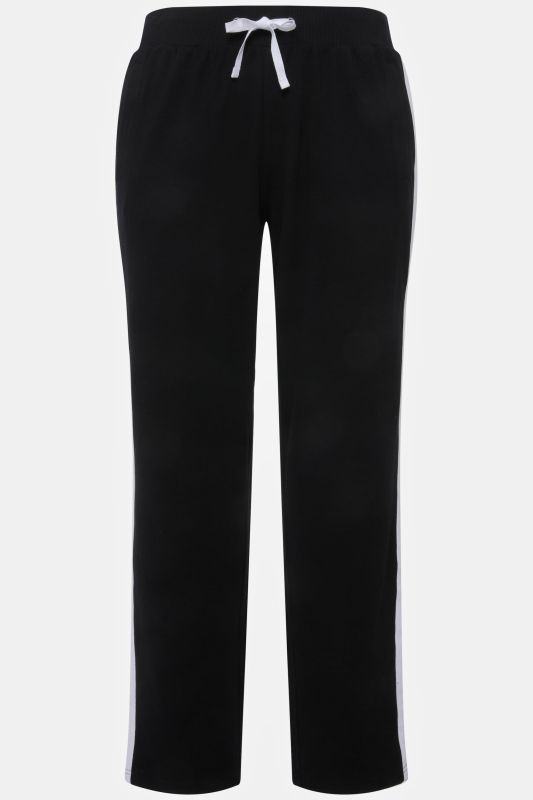 Pantalon de jogging, taille élastique et bandes contrastantes sur les côtés