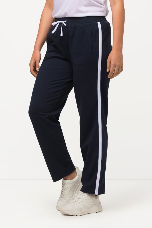 Pantalon de jogging, taille élastique et bandes contrastantes sur les côtés