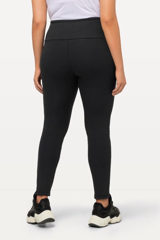 Legging taille haute bien chaud, avec doublure en fourrure d'imitation