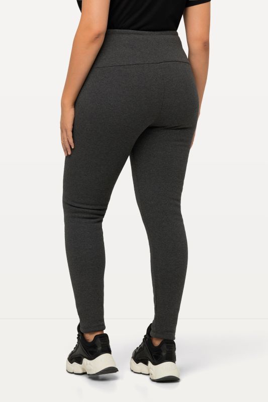 Legging taille haute bien chaud, avec doublure en fourrure d'imitation