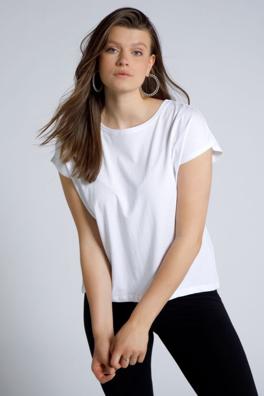 T-shirt, oversize, encolure ronde, manches courtes, lot de 2