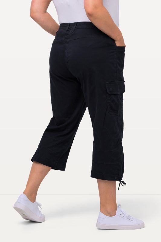 Pantalon cargo 7/8. Taille confortable