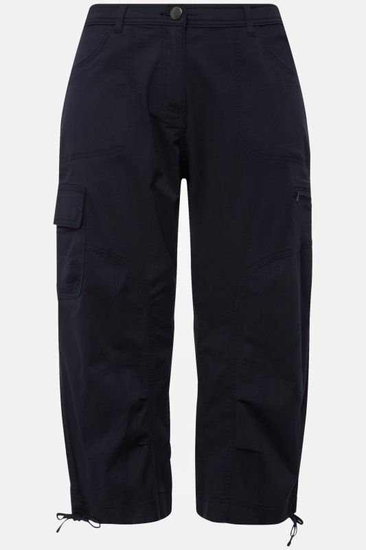 Pantalon cargo 7/8. Taille confortable