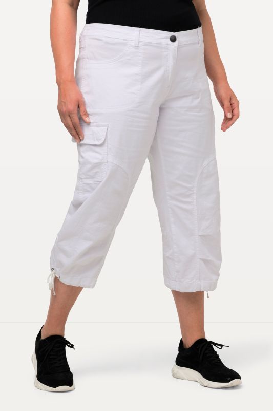 Pantalon cargo 7/8. Taille confortable