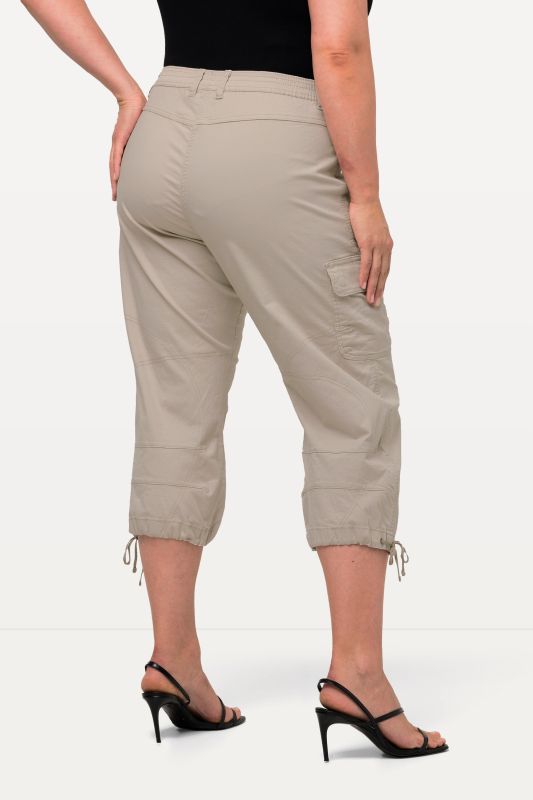 Pantalon cargo 7/8. Taille confortable