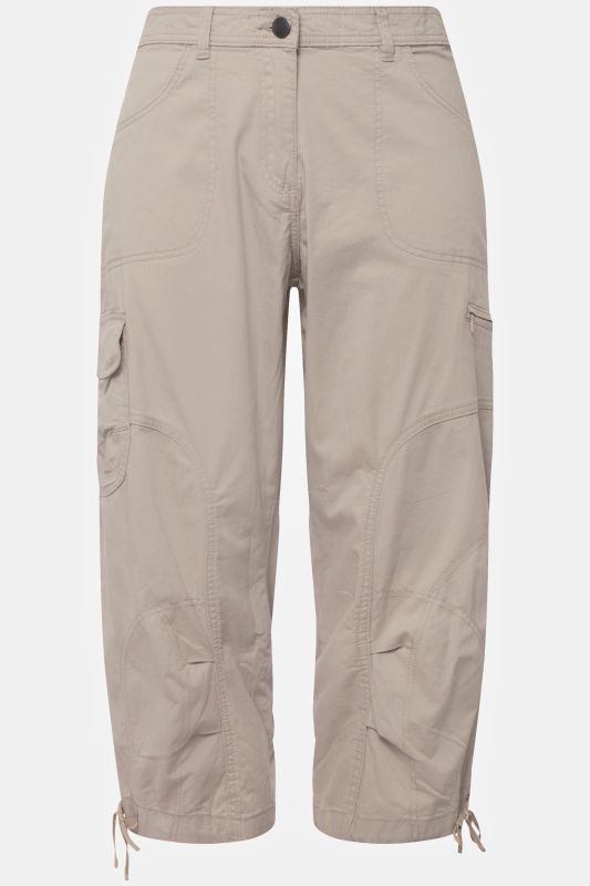 Pantalon cargo 7/8. Taille confortable